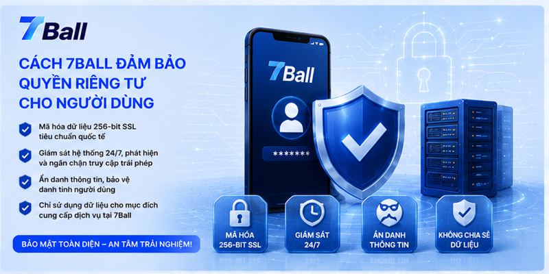 Cách 7Ball đảm bảo quyền riêng tư cho người dùng