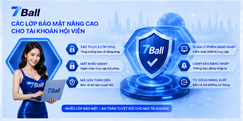 Các lớp bảo mật nâng cao cho tài khoản hội viên